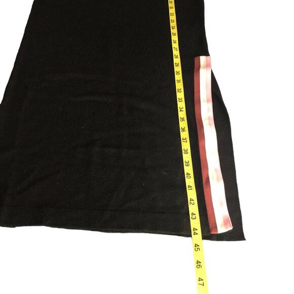 ASOS Racer Stripe Sweater Dress Size 4 Black with Red White Stripes Athleisure - Picture 6 of 10